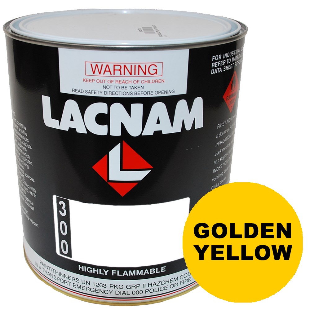 QD ENAMEL GOLDEN YELLOW 4L RAPID DRY COPOLYMER ENAMEL PAINT Collier