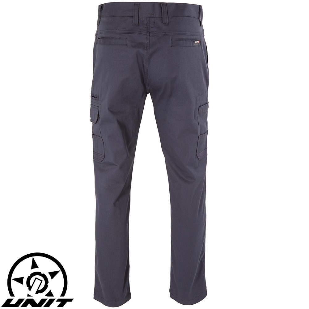 UNIT CARGO PANT NAVY 32 DEMOLITION REGULAR FIT STRETCH SIZE 82R/32