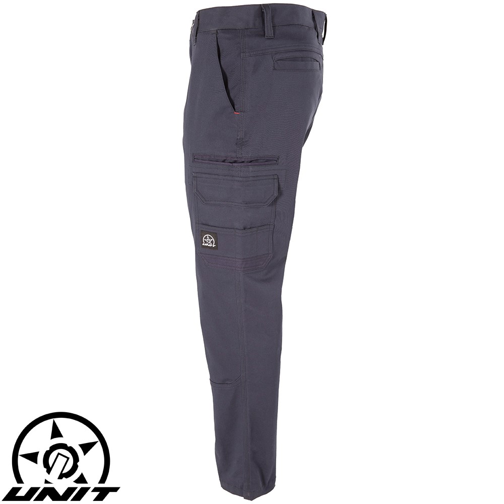 UNIT CARGO PANT NAVY 36 DEMOLITION REGULAR FIT STRETCH SIZE 92R/36