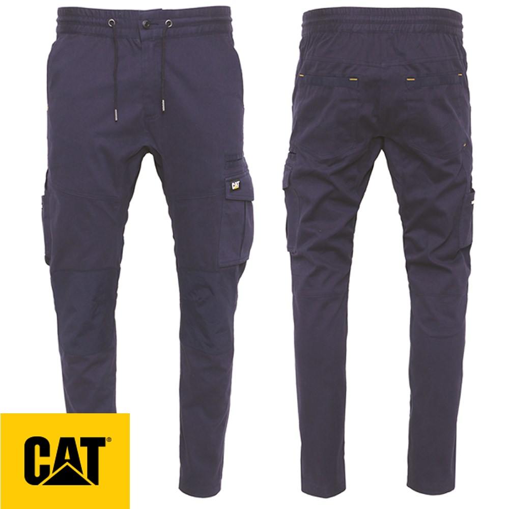 CAT NAVY DYNAMIC PANT 34R CATERPILLAR WORKWEAR SIZE 34R/87CM (WOMEN 14