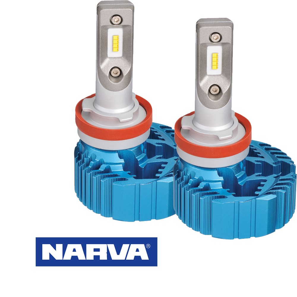 NARVA LED GLOBE KIT H8, H9,H11 PERFORMANCE HEADLAMP 5000Lm CONVERSION