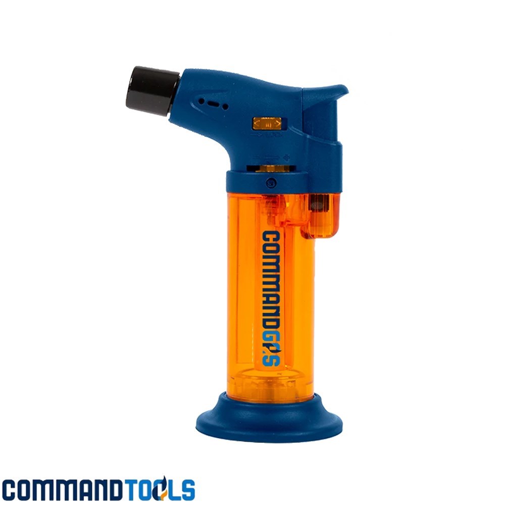 COMMAND MICRO BUTANE TORCH ADJUSTABLE FLAME / REFILLABLE PIEZO IGNITION
