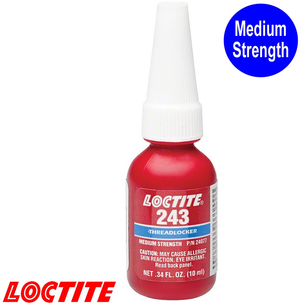 LOCTITE 243 NUT LOCK 10ML BLUE MEDIUM STRENGTH THREADLOCKER Collier