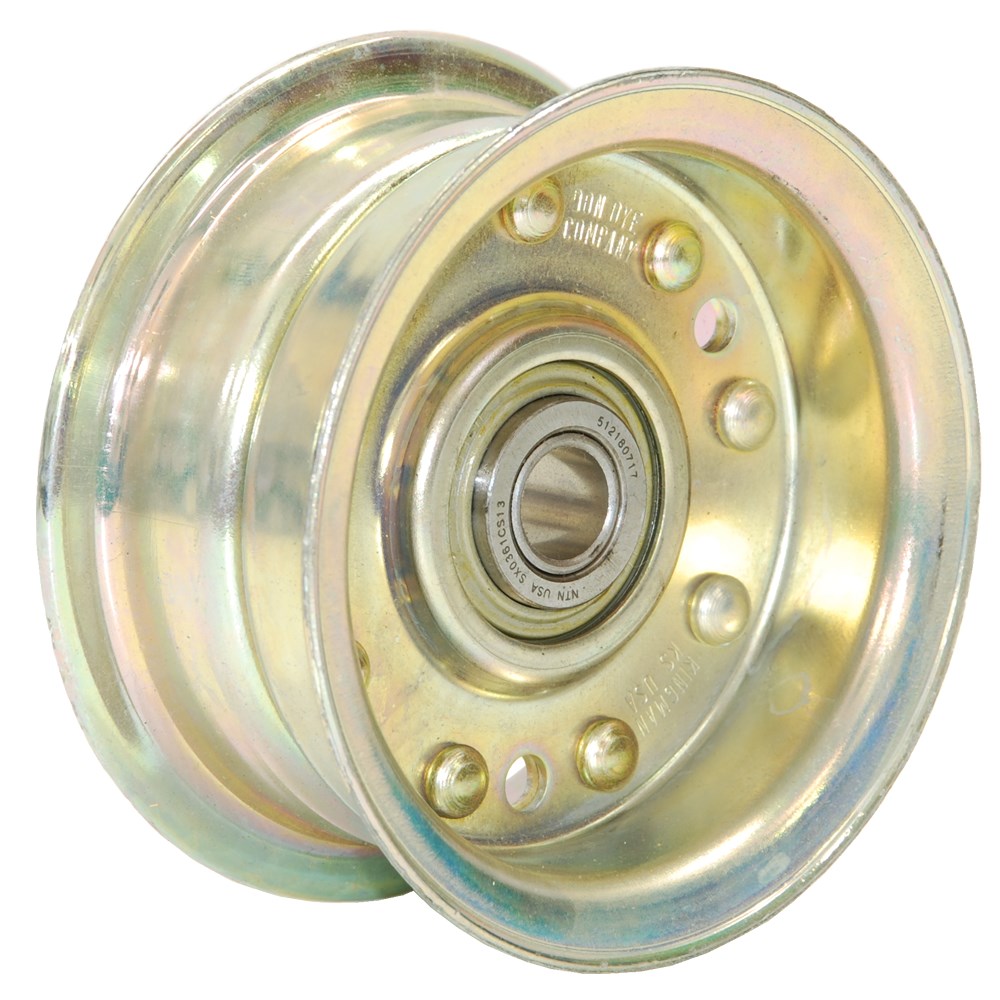 IDLER PULLEY FLAT 31/2 X 5/8 DON DYE FLAT FLANGED IDLER FACE DIA = 3.