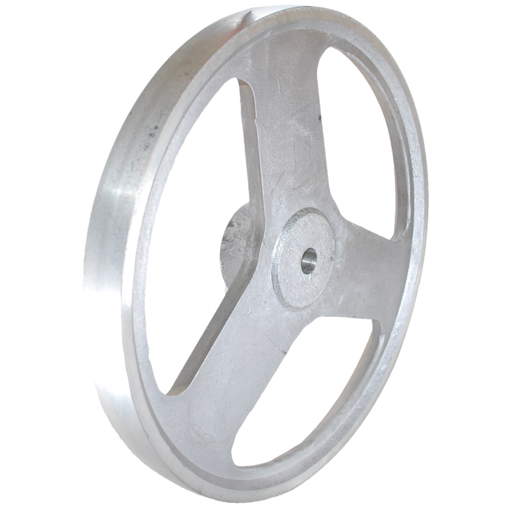 BANDSAW PULLEY 10" X 5/8 BORE" NO KEYWAY ALUMINIUM Collier Miller