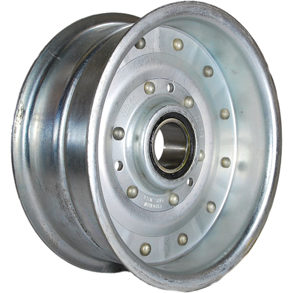 IDLER PULLEY FLAT 61/2 X 30MM DON DYE FLAT FLANGED IDLER FACE DIA = 6.