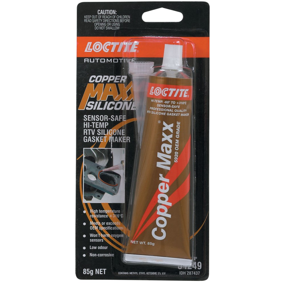 LOCTITE COPPER MAXX 85G TUBE RTV SILICONE GASKET SEALANT 85 GRAM 60 +315C Collier Miller
