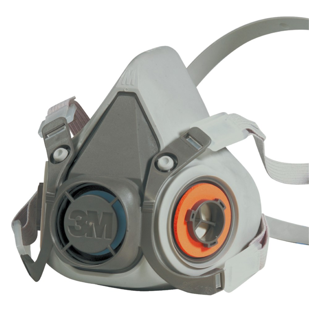 3M 6300 HALF FACE RESPIRATOR LARGE SIZE (DARK GREY) Collier & Miller
