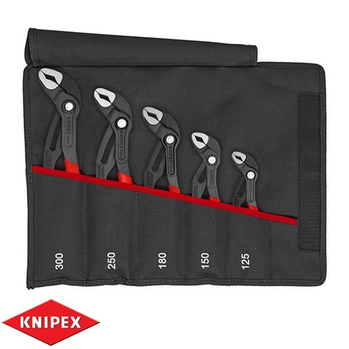 KNIPEX COBRA SET 5 PIECE MULTIGRIP PLIER 125, 150, 250 180, 250