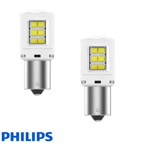 PHILIPS LED SIGNAL LIGHT TWIN ULTINON LED P21W REVERSE 190 LUMENS - Collier