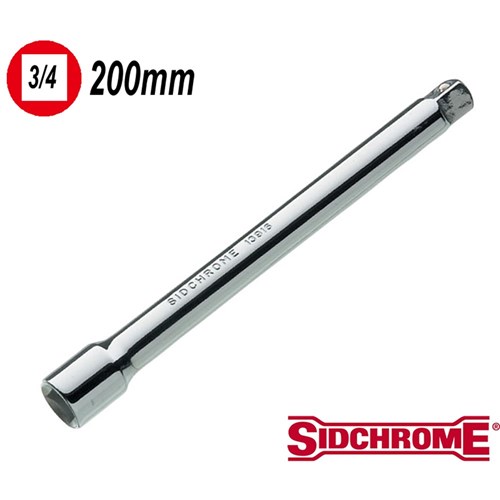 3/4 DRIVE EXTENSION BAR 200MM SIDCHROME Collier & Miller