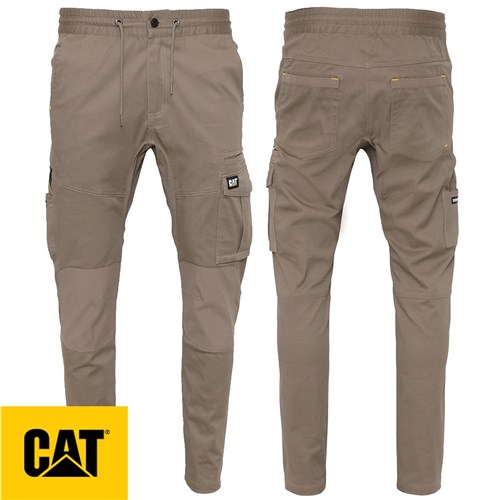 CAT KHAKI DYNAMIC PANT 36R CATERPILLAR WORKWEAR SIZE 36R/92CM (WOMEN 16) -  Collier & Miller