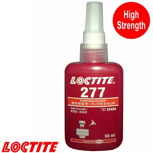 LOCTITE 277 STUD LOCK 50ML RED HIGH STRENGTH THREADLOCKER Collier