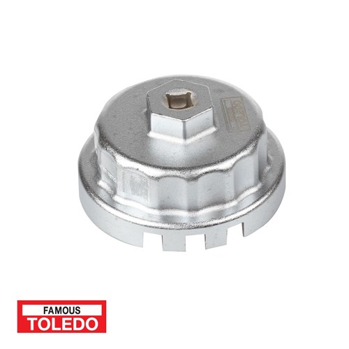 TOLEDO OIL FILTER CUP WRENCH 64.5MM 14 FLUTES TO SUIT TOYOTA V6