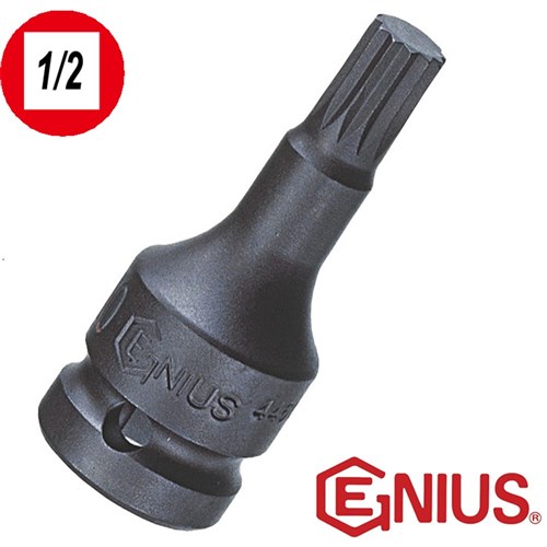 INHEX SPLINE SOCKET M12 1 2 DRIVE Collier Miller