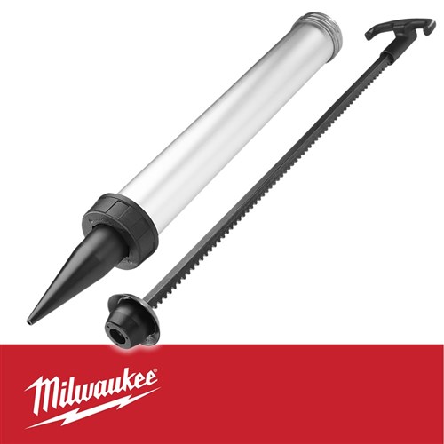 MILWAUKEE CAULKING GUN ADAPTOR 600ML CAPACITY ALUMINIUM SUITS M18