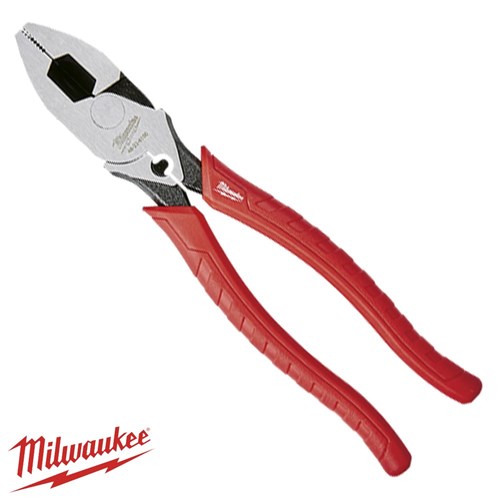 MILWAUKEE LINESMAN PLIER 230MM WITH CRIMPER & REAMER HEAD Collier