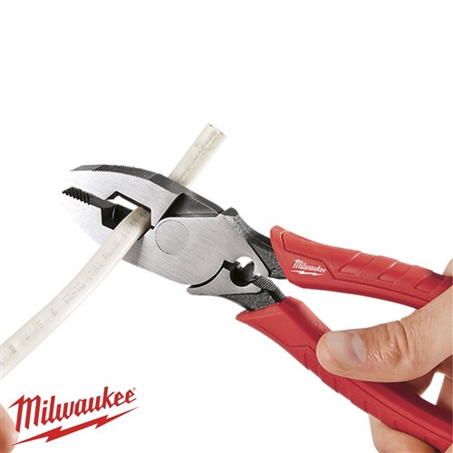 MILWAUKEE LINESMAN PLIER 230MM WITH CRIMPER & REAMER HEAD Collier