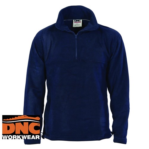 DNC POLA FLEECE JUMPER XL NAVY HALF ZIP Collier & Miller