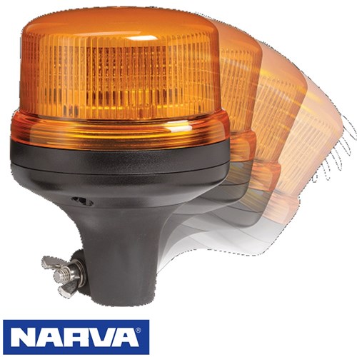 AMBER POLE CLASS 1 LED STROBE NARVA 12/24V CLASS 1 APPROVED 'EUROTECH