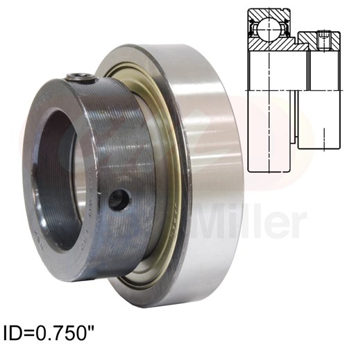 NSK ECCENTRIC LOCKING COLLAR PARALLEL BEARING 3/4 Collier & Miller