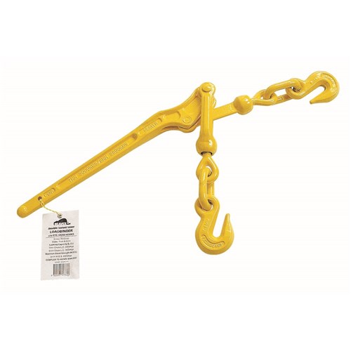 LEVER LOADBINDER 6MM 2300KG GRADE 70 DOUBLE SWIVEL GRAB HOOKS AS/NZ4344