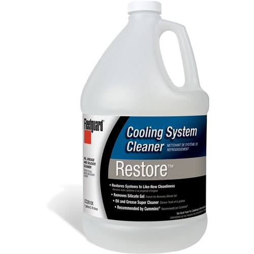 FLEETGUARD RESTORE 3.78L COOLING SYSTEM CLEANER FOR OIL & FUEL