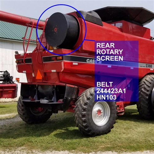 CASEIH ROTOR BELT 2377 2388 244423A1 244423A5 60FV2616 AG13550R HN103