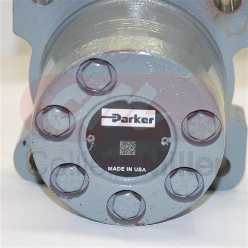 Center Feed Hydraulic Motor, rear case detail fits Macdon, Case & New Holland