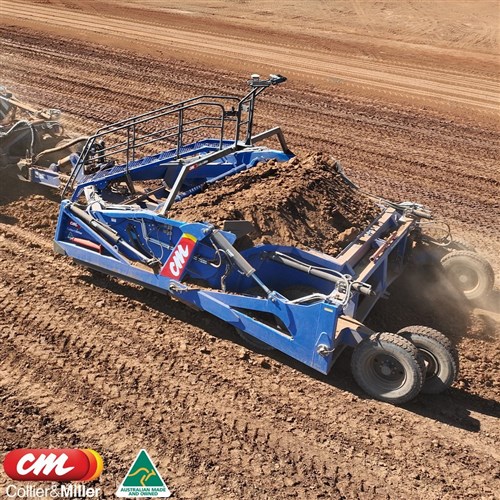 Cme Earthmover Laser Bucket Scraper Grader 16 Foot Landforming Equipment Collier Miller