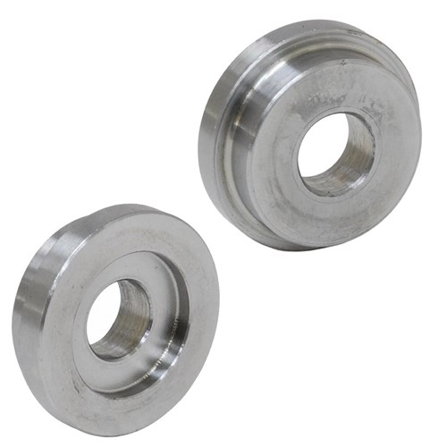 HXE15909 inner straw chopper blade bushing showing stepped circular profile and centre bore