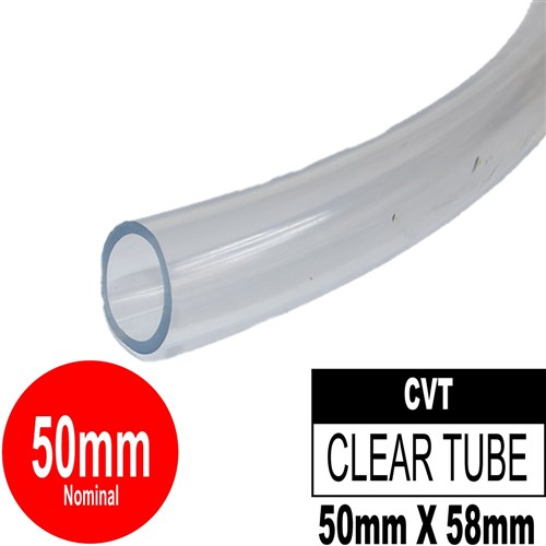 2" I.D NEW Clear Vinyl Hose Tubing 50mm Made in Australia 