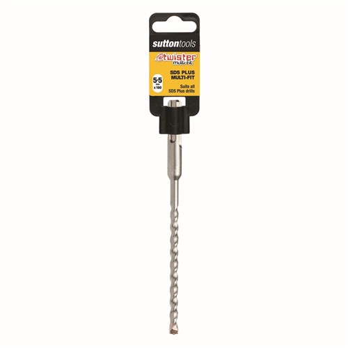 SUTTON 5.5MM MASONRY DRILL BIT SDS PLUS TWISTER MULTIFIT 160MM LONG
