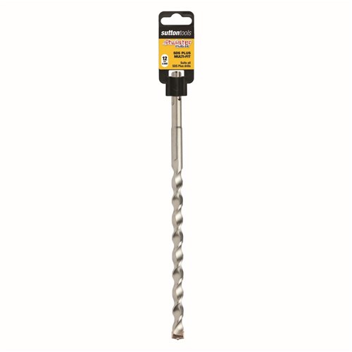 SUTTON 12MM MASONRY DRILL BIT SDS PLUS TWISTER MULTIFIT 260MM LONG Collier & Miller