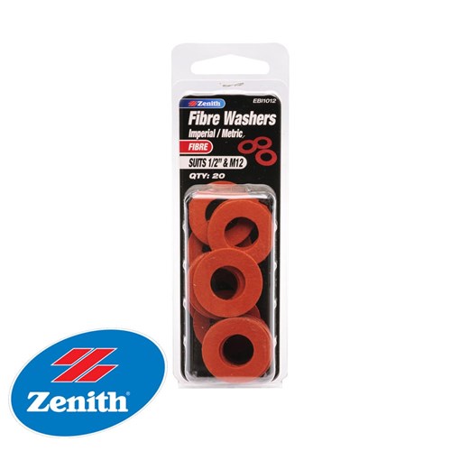 FIBRE WASHER 1/2 & M12 PK20 Collier & Miller