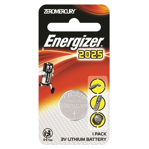 ENERGIZER LITHIUM BATTERY 2025 3V 1PK CR2025 Collier & Miller