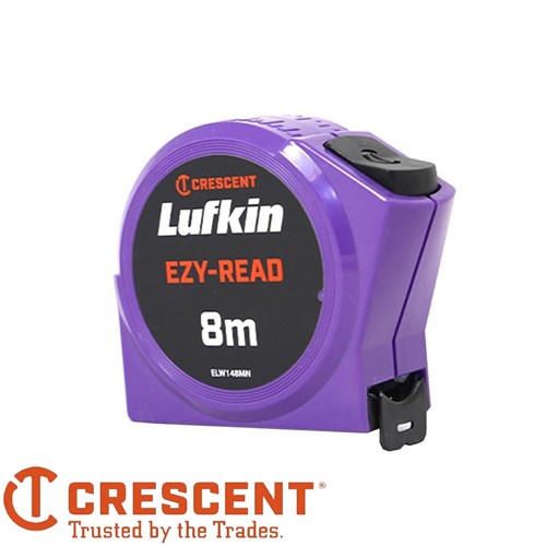 LUFKIN TAPE MEASURE 8M PURPLE EZY-READ - Collier & Miller