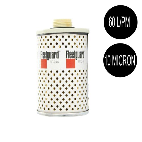 FLEETGUARD SPIN ON FUEL FILTER 1-1/8-12 UNF H=133MM OD1=75MM OD2=74MM ...