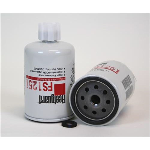 FLEETGUARD SPIN ON FUEL FILTER M16X1.5 H=143MM OD=77MM WATER SEPERATOR