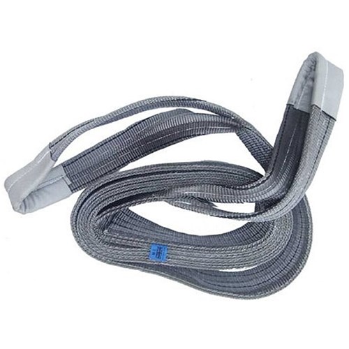 FLAT LIFTING SLING 4000KG X 5M GREY DOUBLE PLY TO AS 1353 WITH FORMED EYE  ENDS - Collier & Miller