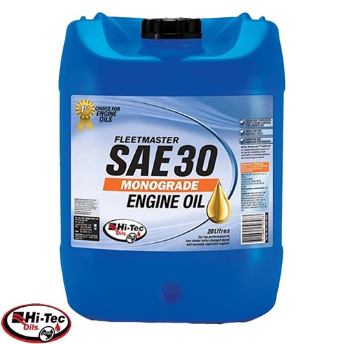 HITEC FLEETMASTER 30 OIL 20L CF2 CF SG SF MONOGRADE ENGINE OIL