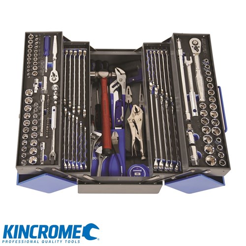 KINCROME CANTILEVER TOOLKIT 163 PIECE 1/4, 3/8 & 1/2