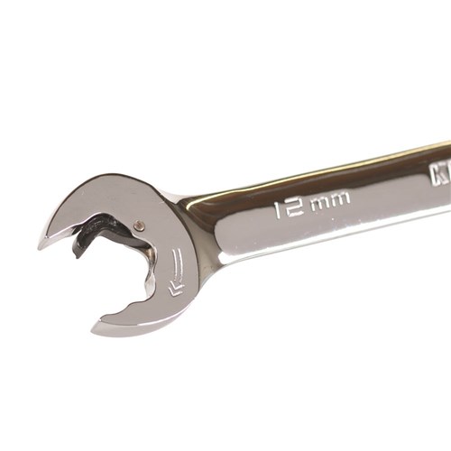 KINCROME GEAR SPANNER SET 7PC COMBINATION RATCHETING OPEN END IMPERIAL