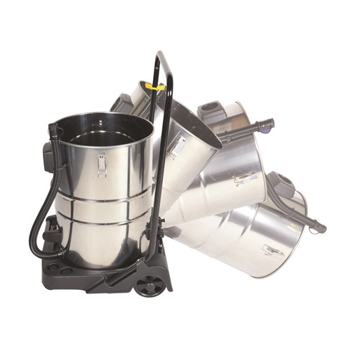 KINCROME WET & DRY VACUUM 80LTR STAINLESS STEEL TANK DUAL MOTOR 2200W Collier & Miller
