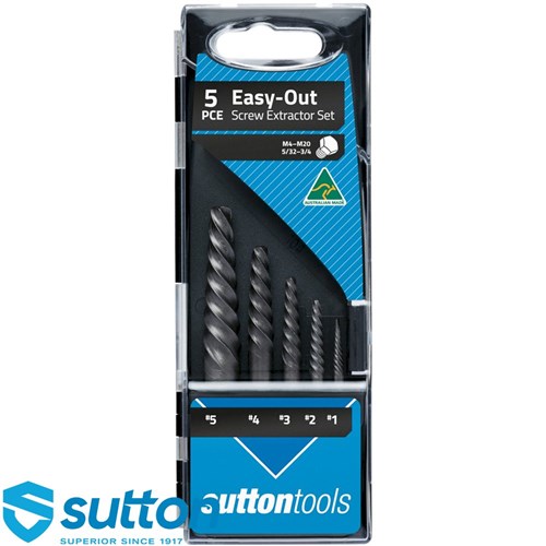 SUTTON SCREW EXTRACTOR SET S15 5 PIECE Collier Miller