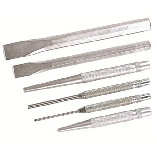 FINKAL COLD CHISEL & PUNCH SET 6PC Collier & Miller