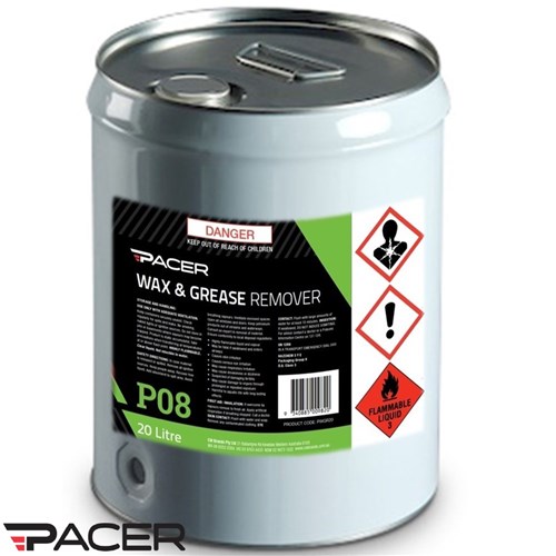 PACER P08 PREP WASH 20LTR WAX & GREASE REMOVER Collier & Miller