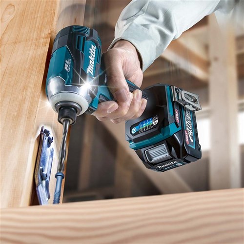 MAKITA 40V IMPACT DRIVER KIT B/LESS IMPACT DRIVER 1/4 HEX 2 X 4.0Ah