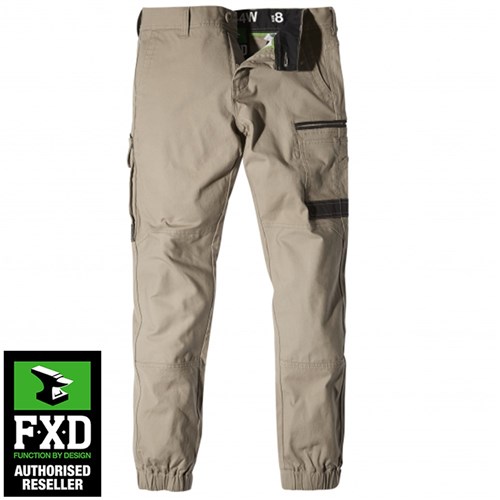 FXD WOMEN WORK PANT KHAKI 16 STRETCH CUFFED SIZE 16 - Collier & Miller