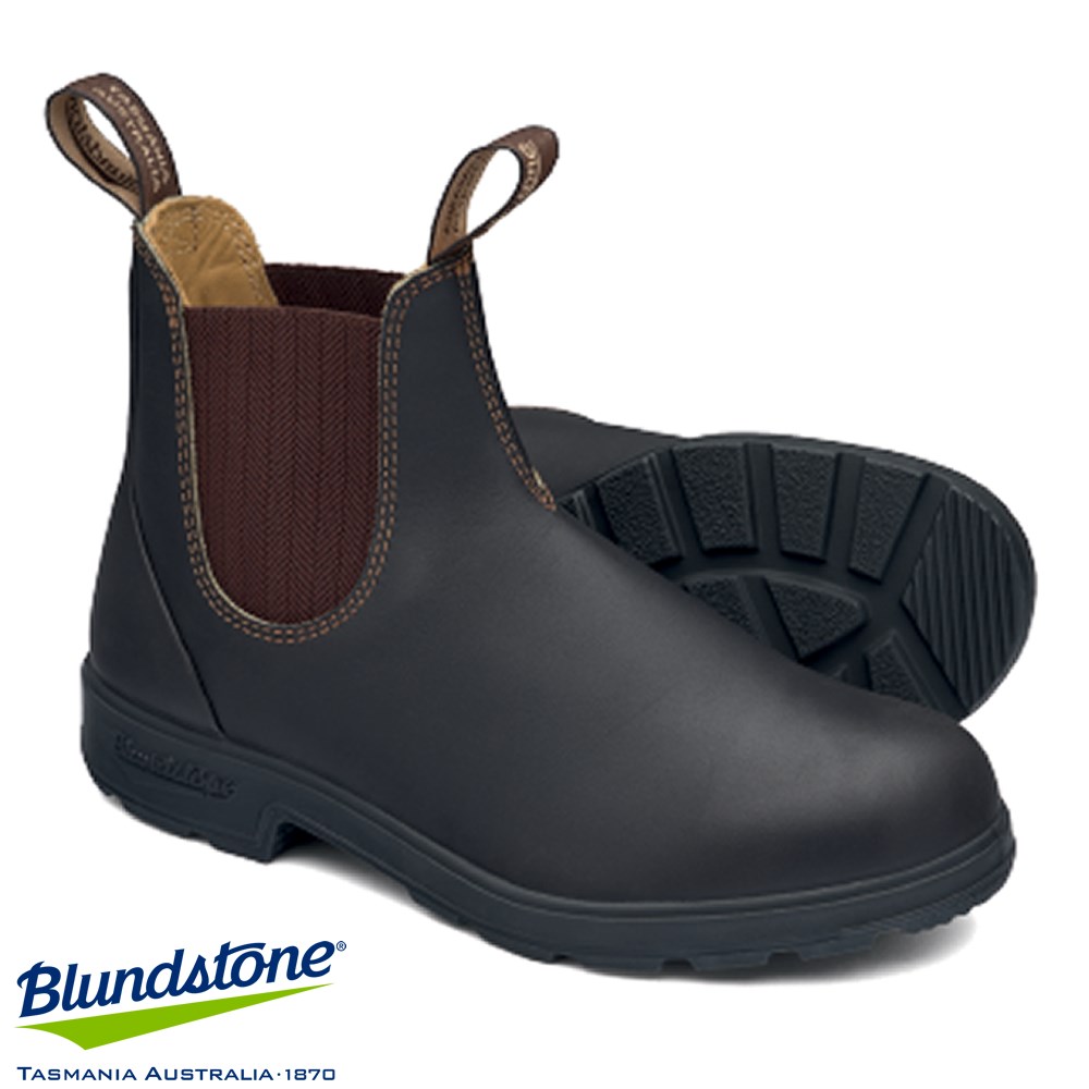 STYLE 600 NONSAFETY BOOT 9 BLUNDSTONE (STOUT BROWN) SIZE MEN 9, WOMEN